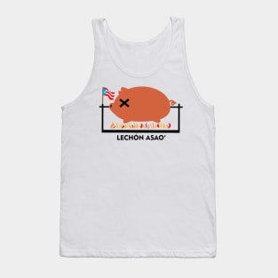 Lechon Puerto Rico Food Roast Pork Boricua Tank Top